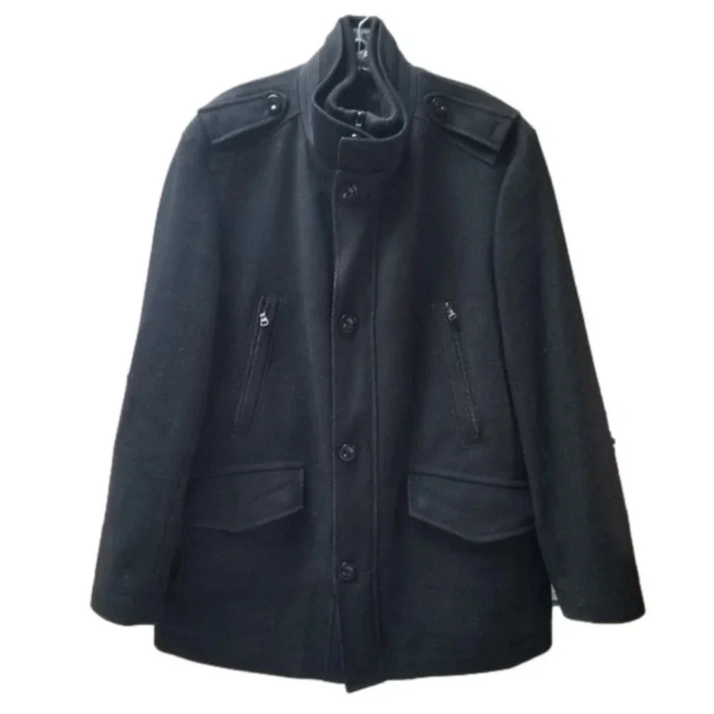 Hugo Boss Cossam Virgin Wool Viscose Coat XL